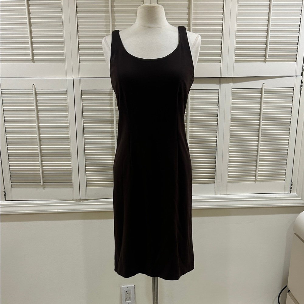Eliza K Brown Sleeveless Dress